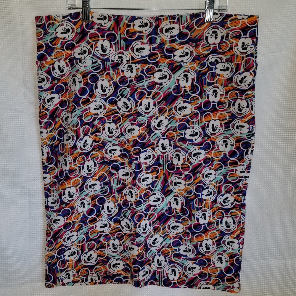 LuLaRoe Disney Mickey Mouse Cassie Pencil Skirt